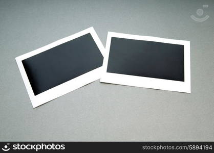 Designer concept - blank photo frames for your photos