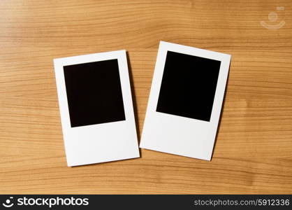 Designer concept - blank photo frames for your photos