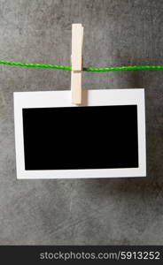 Designer concept - blank photo frames for your photos