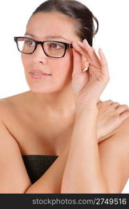 Designer glasses - portrait of successful businesswoman