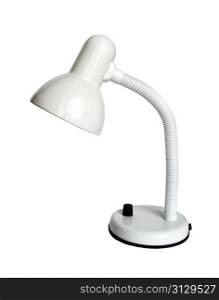 desk lamp isolated on white