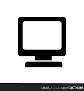 Desktop Computer Icon illustration design