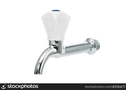 Detached tap isolated on the white background