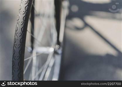 detail bicycle wheel