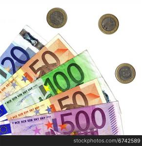 detail euro money