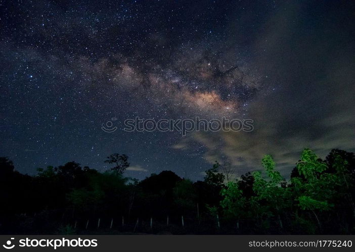 Detail from the milky way, long speed exposure.. Milky way