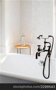 Detail image of Beautiful luxury bathtub, Bathroom interior design and decoration
