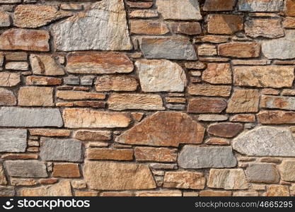 Detail of a brown brick wall for wallpaper