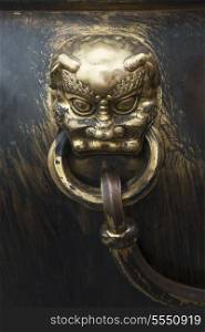 Detail of a decorative urn at Forbidden City, Xicheng District, Beijing, China