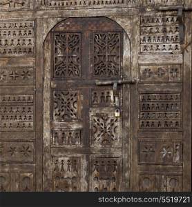 Detail of a door, Ouarzazate, Morocco