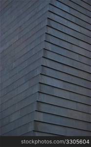 detail of a grey mordern building usable as background