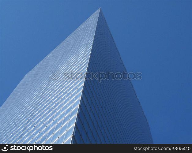 detail of a modern office building in Manhattan