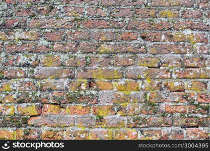 Detail of a monumental old wall in Wassenaar, The Netherlands.