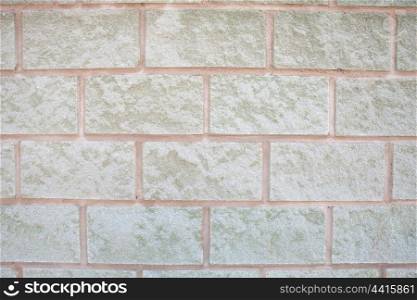 Detail of a white brick wall for wallpaper