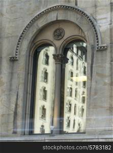 Detail of a window, Manhattan, New York City, New York State, USA