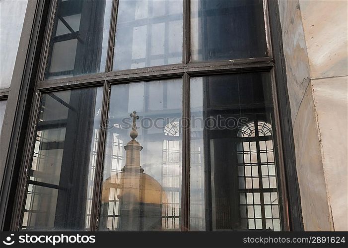 Detail of a window of the Saint Isaac&acute;s Cathedral, St. Petersburg, Russia