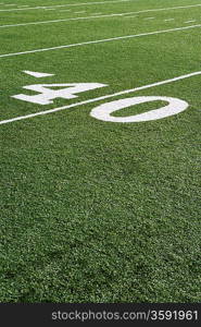 Detail of American Football Ground