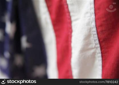 detail of an old American flag suitable for a background