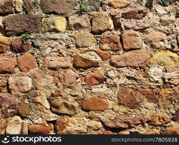 detail of an old wall. old wall