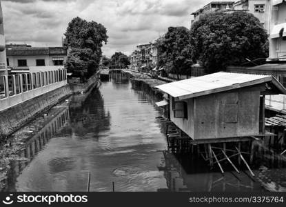 Detail of Bangkok in Thailand, August 2007