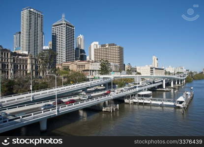 Detail of Brisbane, Eastern Australia, August 2009