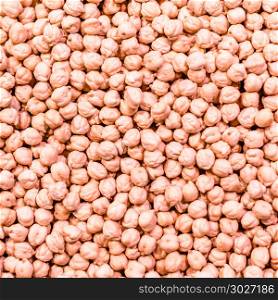 Detail of chick pea beans. Detail of raw chickpea beans, textured food background