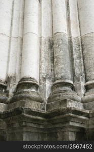 Detail of columns in Lisbon, Portugal.