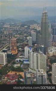 Detail of Kuala Lumpur, Capital of Malaysia