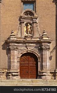 Detail of Portal of Church in Spain