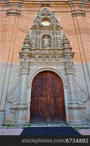 Detail of Portal of the New Monastery in Spain