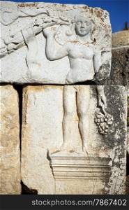 Detail of roman building in Antiohia Pisidia near Yalvac, Turkey