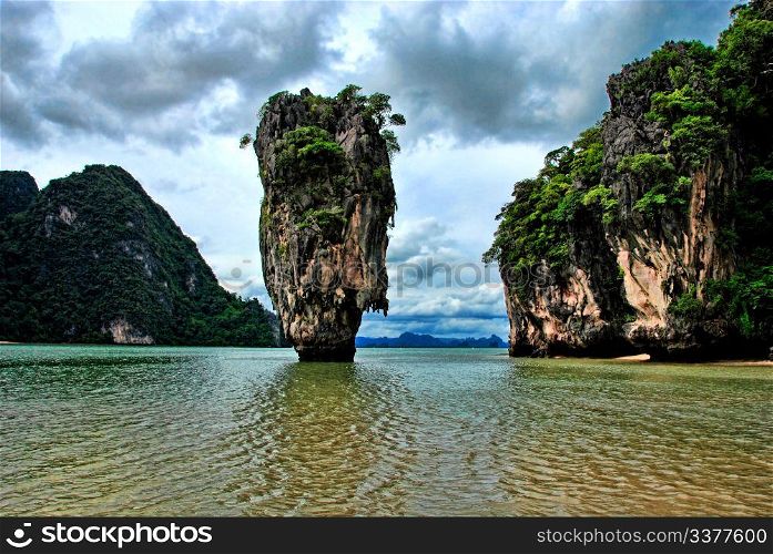 Detail of Thailand Island in the Phuket Province, Summer