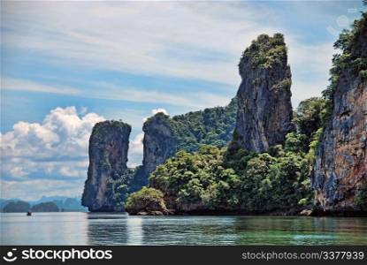 Detail of Thailand Island in the Phuket Province, Summer