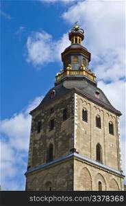 detail of the tower of the church St Ursula in Cologne