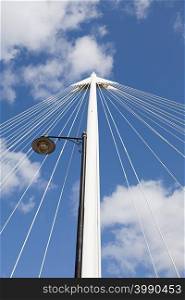 Detail on Hungerford Bridge, London