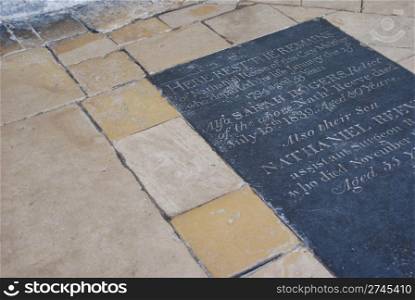 detail picture of the floor on the famous Cloister in Gloucester Cathedral, England (United Kingdom)