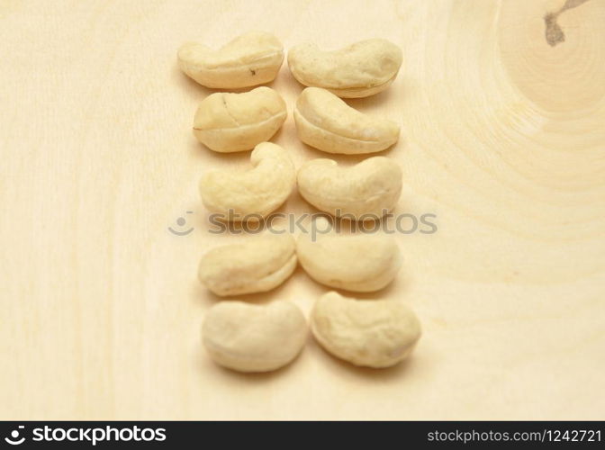 Detailed and colorful image of cashew nut