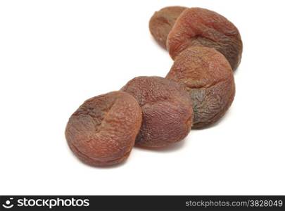 Detailed and colorful image of dried apricots