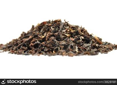Detailed but simple image of black tea mix