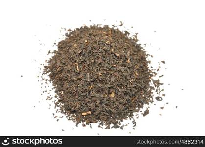 Detailed but simple image of black tea mix