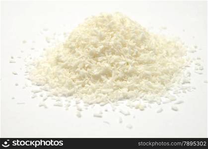 Detailed but simple image of coconut flakes