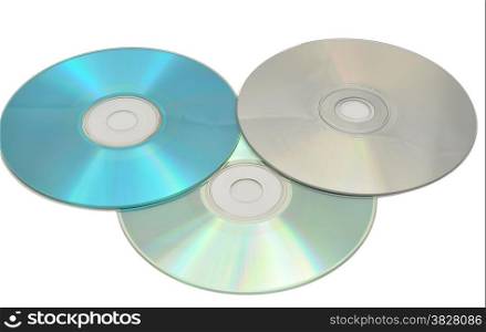 Detailed but simple image of compact disc