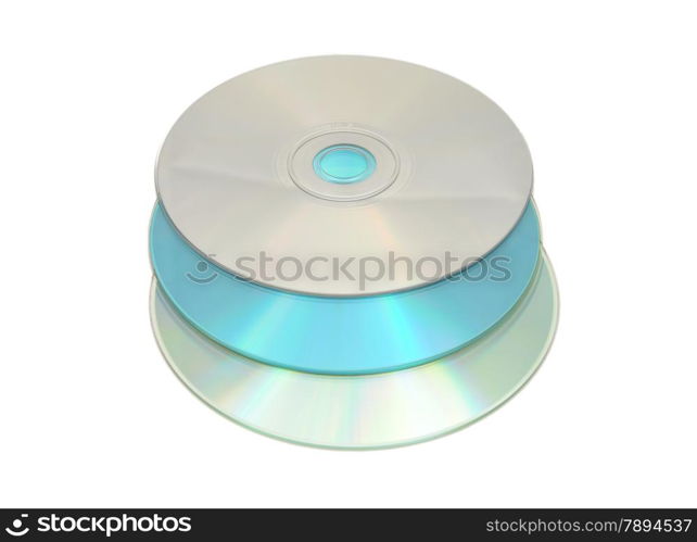 Detailed but simple image of compact disc