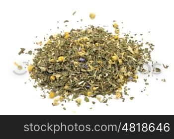 Detailed but simple image of mixed herbs