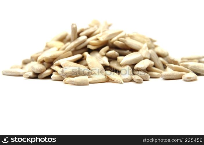 Detailed but simple image of sunflower seed