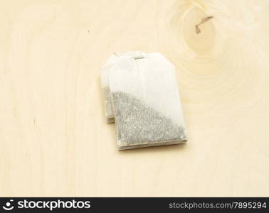 Detailed but simple image of tea bag