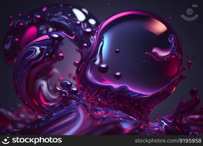 Detailed glossy abstract liquid silk fabric texture background in motion moment, Purple silk satin fabric. Neural network AI generated art. Detailed glossy abstract liquid silk fabric texture background in motion moment, Purple silk satin fabric. Neural network AI generated