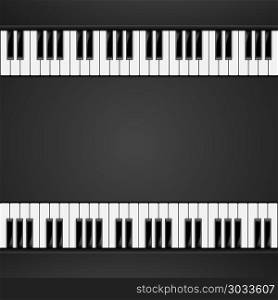 detailed illustration of a piano frame background, classic music concept, eps10 vector. bg_piano_keys_06