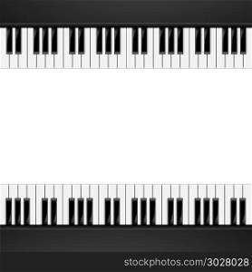 detailed illustration of a piano frame background, classic music concept, eps10 vector. Piano Frame Background