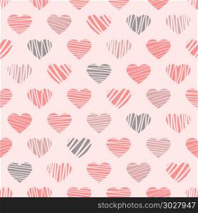 detailed illustration of a trendy distorted hearts pattern, eps10 vector. distorted hearts pattern
